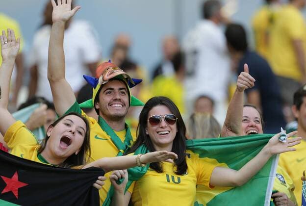 BELO HORIZONTE, MG - 26 06 2013:Fans Brasilien - Confed Cup 2013, Mineirao. ( x(11)xCelsoxPupox xFotoarenax  (17362)