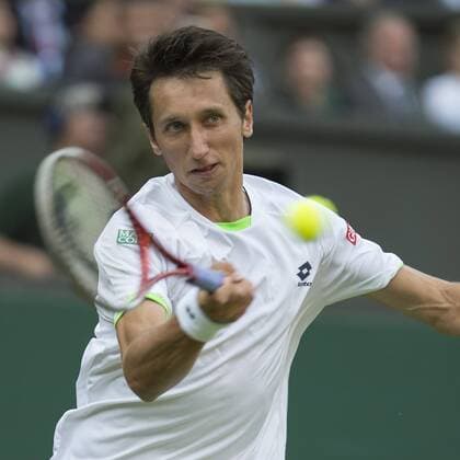 26.06.2013. The Wimbledon Tennis Championships 2013 held at The All England Lawn Tennis and Croquet Club, London, England, UK. Sergiy Stakhovsky (UKR) 3 on Centre Court. xDuncanxGrovex  ActionPlus26759