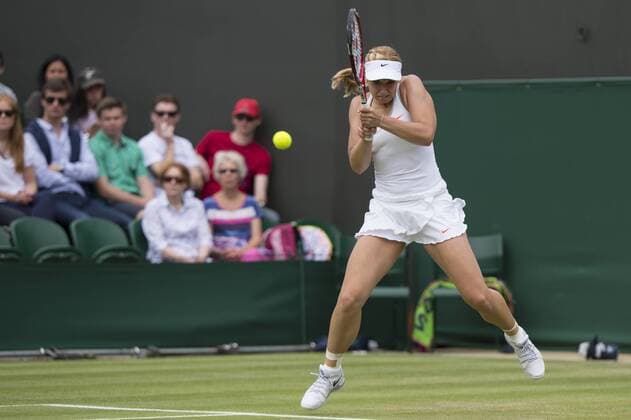 Tennis: Wimbledon Championship 2013, Germany s Sabine Lisicki returns during their second round women s singles match on day four of the 2013 Wimbledon Championships tennis tournament at the All England Club in Wimbledon, southwest London, on June 27, 2013. xKirstenxHolstx xHOCHxZWEIx