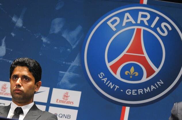 Nasser Al Khelaifi - president du PSG FOOTBALL : presentation de Laurent Blanc - new coach of du PSG - 27 06 2013 JBAutissier Panoramic 