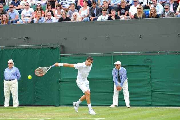 Grigor Dimitrov (Bul) et Maria Sharapova (Rus) TENNIS : Wimbledon 2013 - 27 06 2013 TennisMagazine Panoramic 