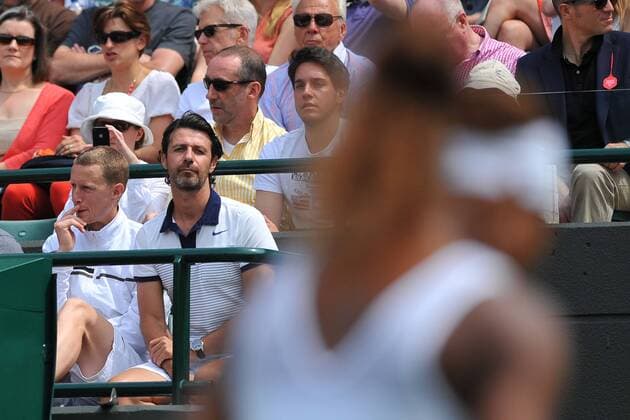 Serena Williams (USA) et Patrick Mouratoglou TENNIS : Wimbledon 2013 - 27 06 2013 TennisMagazine Panoramic 