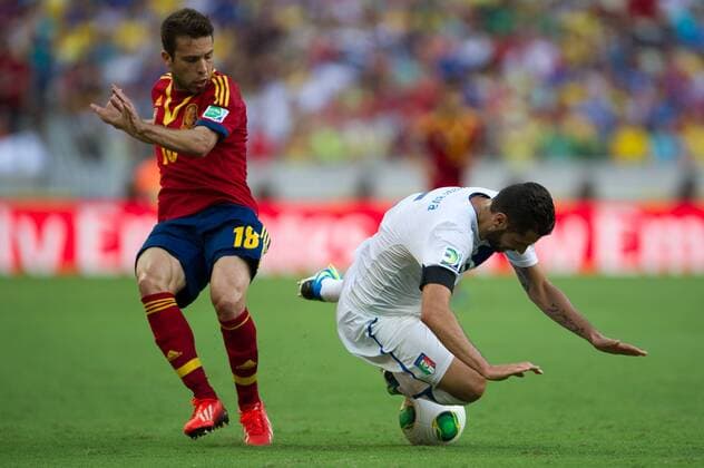 FORTALEZA, CE - 27 06 2013- Jordi Alba , Antonio Candevra - ESP vs. ITA (x(725)xMarceloxMachadoxdexMelox x  (17359)
