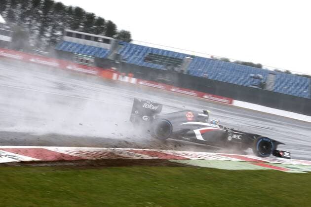Motorsports: FIA Formula One World Championship 2013, Grand Prix of Great Britain, 12 Esteban Gutierrez (MEX, Sauber F1 Team), xHOCHxZWEIx