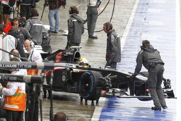 Motorsports: FIA Formula One World Championship 2013, Grand Prix of Great Britain, 12 Esteban Gutierrez (MEX, Sauber F1 Team), xHOCHxZWEIx
