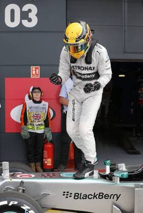 Motorsports: FIA Formula One World Championship 2013, Grand Prix of Great Britain, 10 Lewis Hamilton (GBR, Mercedes AMG Petronas F1 Team), xHOCHxZWEIx