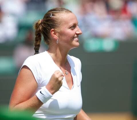 PROPAGANDA20130629 Tennis: Wimbledon Championship 2013, Petra Kvitova (CZE) during the Ladies Singles 3rd Round match on day six of the Wimbledon Lawn Tennis Championships at the All England Lawn Tennis and Croquet Club. xHOCHxZWEIx xPropagandax 