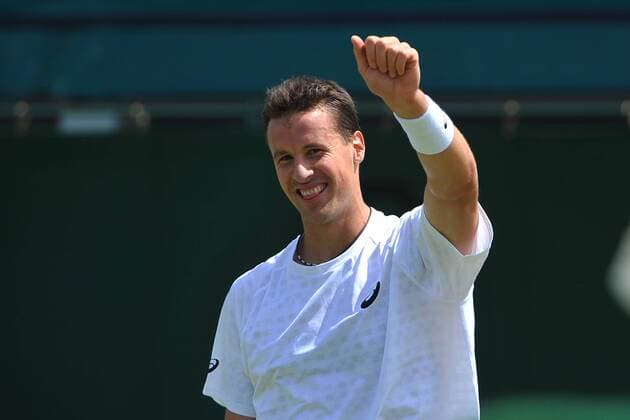 Kenny de Schepper (Fra) TENNIS : Wimbledon 2013 - 29 06 2013 TennisMagazine Panoramic 