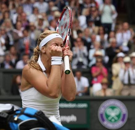 01.07.2013. Wimbledon, London, England. Day Seven of the The Wimbledon Tennis Championships 2013 held at The All England Lawn Tennis and Croquet Club, London, England, UK. Sabine Lisicki ( GER ) Lisicki, the 23rd seed, won the fourth-round encounter 6-2 1-6 6-4 on Centre Court. xKieranxGalvinx  ActionPlus11425553