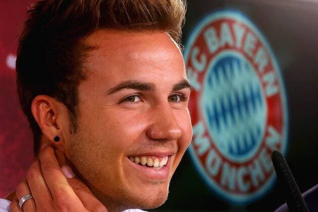 FUSSBALL 1. Bundesliga 2013 2014 02.07.2013 FC Bayern München präsentiert Mario Götze 