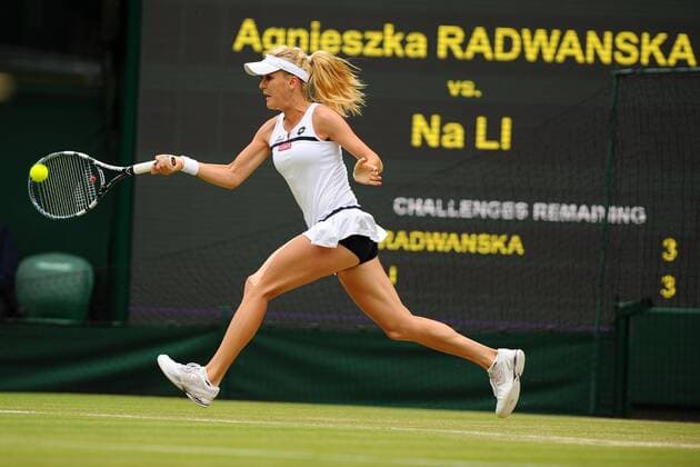 Agnieska Radwanska (POL) TENNIS : Wimbledon 2013 - 02 07 2013 TennisMagazine Panoramic 