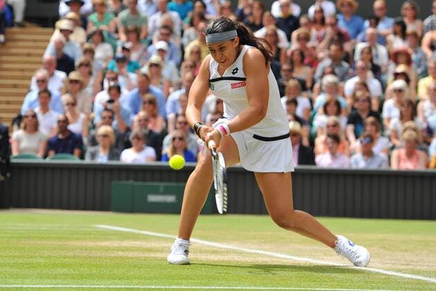 Marion Bartoli (Fra) TENNIS : Wimbledon 2013 - 04 07 2013 TennisMagazine Panoramic 