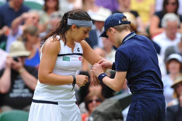 Marion Bartoli (Fra) TENNIS : Wimbledon 2013 - 04 07 2013 TennisMagazine Panoramic 