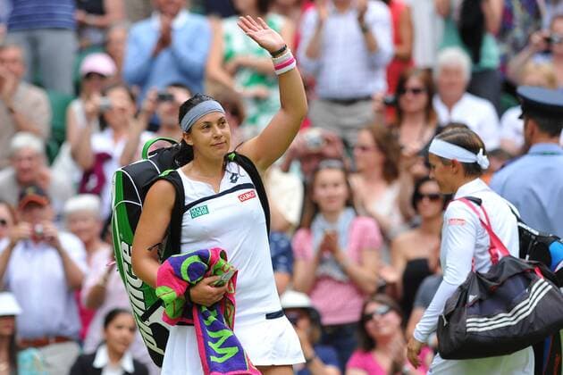 Marion Bartoli (Fra) TENNIS : Wimbledon 2013 - 04 07 2013 TennisMagazine Panoramic 