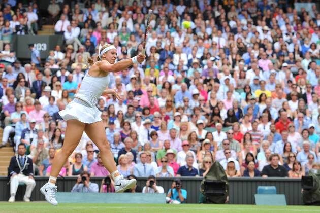 Sabine Lisicki (Ger) TENNIS : Wimbledon 2013 - 04 07 2013 TennisMagazine Panoramic 