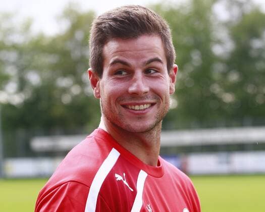 SpVgg Elversberg - SV Sandhausen Michael LANGER, Torwart SV Sandhausen, Portrait, Porträt, Einzelbild, quer, Fußball 2.BL Saisonvorbereitung 2013 2014