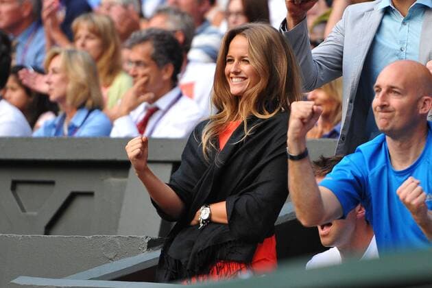 Andy Murray (GB) girlfriend Kim Sears TENNIS : Wimbledon 2013 - TennisMagazine Panoramic 