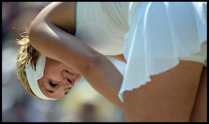 Sabine Lisicki close to tears in the Women s Final at the Wimbledon Tennis Championships The All England Lawn Tennis Club, Wimbledon, United Kingdom Saturday, 6th July 2013 AndrewxParsonsx xi-Images  IIM-0190-0064