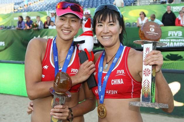 July 6, 2013 - 06.07.2013, Stare Jablonki, Beachvolleyball World Championships, final, Chen Xue, Xi Zhang (CHN), xTomaszxJastrzebowskixFotoxOlimpikx Chen Xue, Xi Zhang (CHN) - ZUMAc04