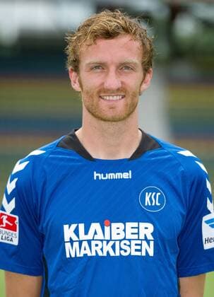 Dominic Peitz (KSC) . Fototermin Karlsruher SC 2013-2014 . Karlsruhe, GER,05.07.2013 ,2. Liga 2013 2014.