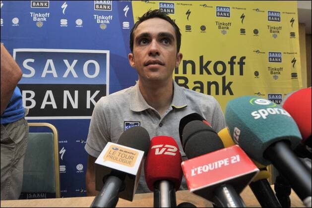 Alberto Contador Velasco (Spain Team Saxobank - Saxo Bank - Tinkoff Bank) CYCLISME : Tour de France 2013 - Etape de Repos - 08 07 2013 PhotoNews Panoramic 