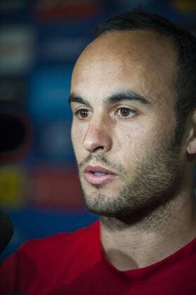 July 8, 2013 - Portland, Oregon, USA - U.S. all-time leading goal scorer Landon Donovan has joined the U.S. national team as his team faces Belize in July 9, 2013 Gold Cup tournament play. Held every two years, the CONCACAF Gold Cup is the main association football competition of the men s national football teams governed by CONCACAF, determining the regional champion of North America, Central America, and the Caribbean. This year the Gold Cup is hosted in the United States across the country and the championship game to be held in Chicago, IL. CONCACAF Gold Cup  - ZUMA Cu
