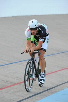 Deutsche Bahnrad-Meisterschaft 2013,Oberhausen-Rheinhausen 3000 m Einerverfolgung Elite Männer, 1,Deutscher Meister Stefan Schäfer, Team NSP-GHOST, - ksp