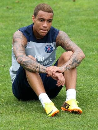 FUSSBALL - PSG, Training STEGERSBACH,AUSTRIA,11.JUL.13 - FUSSBALL - Ligue 1, Paris Saint-Germain FC, IFCS Trainingslager. Bild zeigt Gregory Van der Wiel (PSG). 