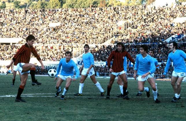 Fabio Capello (Milan AC), JANUARY 15, 1978 - Football Soccer : Italian Serie A match between Lazio Rom 2-0 Milan AC in Italy. NoxThirdxPartyxSales  (ptmb043863)