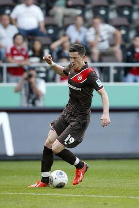 Hamburg, 12. Juli 2013 - Fußball, Vorbereitungsspiel, FC St. Pauli - Besiktas Istanbul: Michael Gregoritsch (FC St. Pauli, 19)