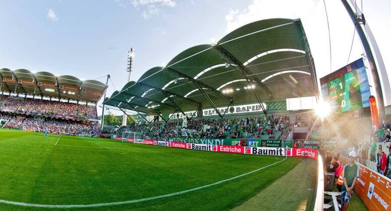 WIEN, AUSTRIA, 12.JUL.13 - FUSSBALL - tipp3 Bundesliga powered by T-Mobile, Ligue 1, SK Rapid Wien - Bild zeigt eine Übersicht vom Hanappi Stadion. 