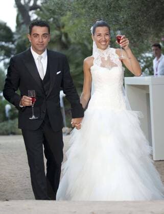 Xavi Hernandez and Nuria Cunillera s wedding. xEDDYxKELELEx 
