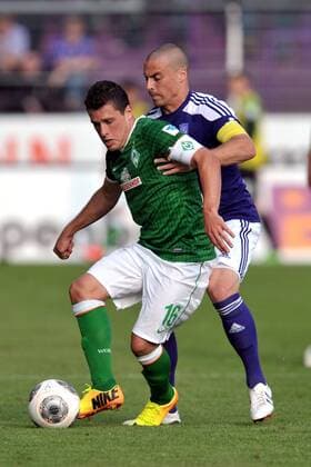 14-07-2013 pmk MU140477 Fussball Herren Testspiel Saison 2013 2014 VfL Osnabrueck - Werder Bremen Zlatko JUNUZOVIC Bremen Timo STAFFELDT Osnabrueck