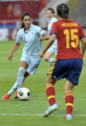 Norrköping 2013-07-15 Womens Euro UEFA 2013 ESP - FRA Spain - France Louisa Necib France KP0511001 