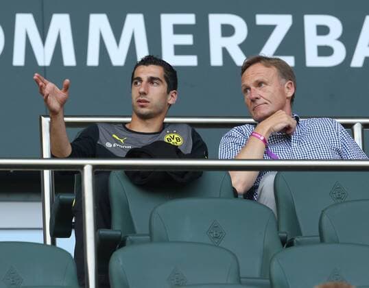 Mönchengladbach, Fussball, Männer Telekom cup 2013 Saison 2013 2014, Borussia Mönchengladbach vs Borussia Dortmund, 20.07.2013, Borussia Park, Mönchengladbach Henrikh Mkhitaryan,BVB, Hans Joachim Watzke,