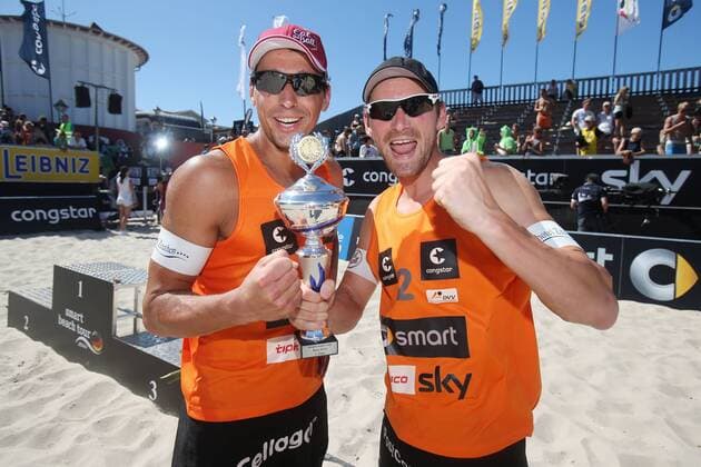 Beachvolleyball: smart beach tour Binz 2013, Supercup - super cup, Jonathan Erdmann und Kay Matysik, xHOCHxZWEIx xMaltexChristiansx