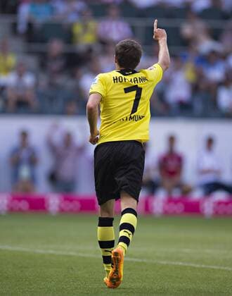 Mönchengladbach, 21.07.2013, Borussia Park Jonas Hofmann (BvB) Hamburger SV - Borussia Dortmund