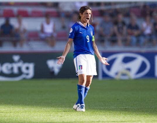 21.07.2013, Vaexjoe Arena, Vaexjoe, SWE, UEFA Damen Euro, Italien vs Deutschland, im Bild Italy 9 Patrizia Panico during UEFA Womens Euro Match between Italy and Germany at the Gamla Vaexjoe Arena, Vaexjoe, Sweden on 2013 07 21. EP_SKYS E