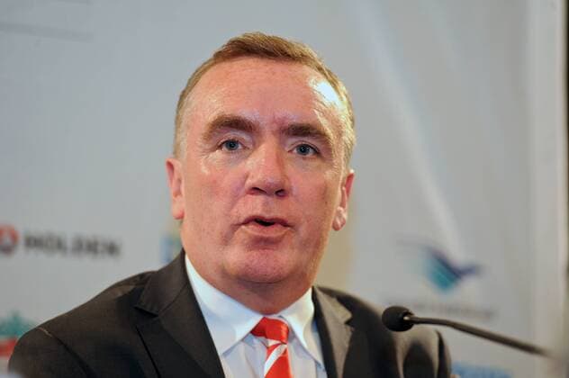 PROPAGANDA20130722 Football - soccer: Liverpool FC Preseason Tour 2013, Liverpool s Managing Director Ian Ayre during a press conference at the Grant Hyatt Hotel ahead of their preseason friendly against Melbourne Victory. (Hinweis: Verwendung nur in Deutschland, Österreich oder Schweiz - only Germany, Austria and Switzerland) xHOCHxZWEIx xPropagandax 