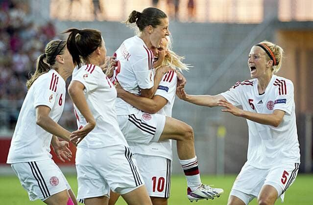 Sweden Linkoping 2013 07 22 UEFA Womens Euro 2013 France (FRA) vs Denmark (DEN) Johanna Rasmussen (DEN) 0-1 . KP0300 