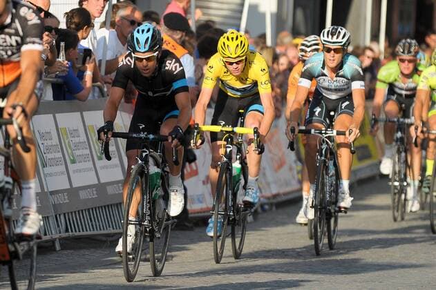 Christopher Froome (GBR) - Sky CYCLING : Criterium apres le Tour de France - Aalst - 22 07 2013 PhotoNews Panoramic 