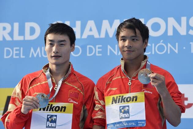 Kai Qin, Chong He China Gold Medal v Diving Men s 3m Springboard Synchro Final - 23.07.2013, Barcelona - FINA World Championships 2013 - andreaxstaccioli