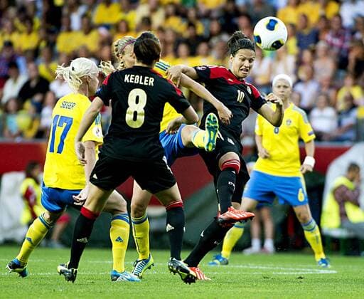 Sweden Goteborg 2013 07 24 UEFA Womens Euro 2013 Sweden (SWE) vs Germany (GER) Dzsenifer Marozsan(GER) KP0300 