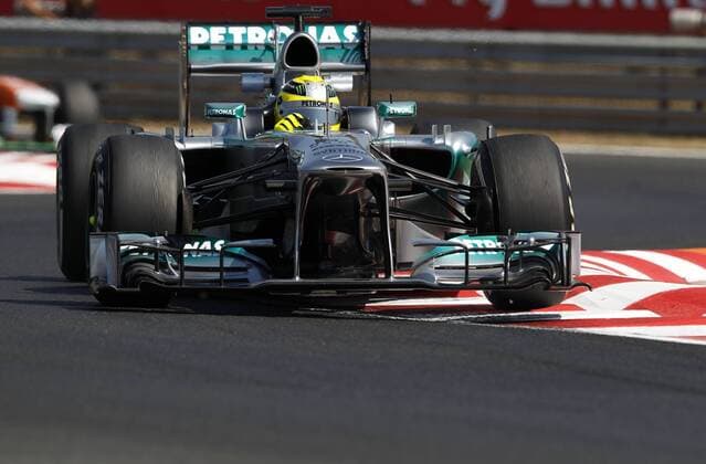 Motorsports: FIA Formula One World Championship 2013, Grand Prix of Hungary, 9 Nico Rosberg (GER, Mercedes AMG Petronas F1 Team), xHOCHxZWEIx