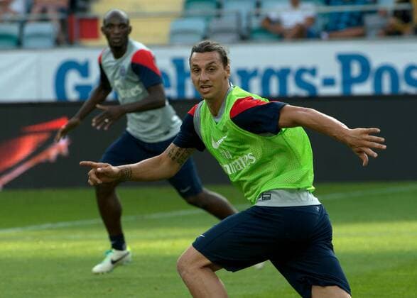 2013 07 26 Göteborg Practice for Paris Saint Germain at Gamla Ullevi Stadium Zlatan Ibrahimovic KP0520002 