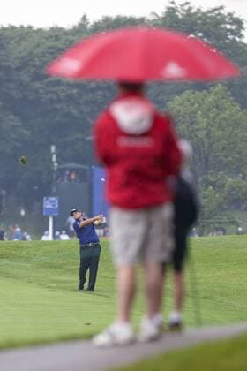 July 27, 2013 - Oakville, Ontario, CAN - Patrick Reed during the third round of the RBC Canadian Open golf tournament. PGA Golf Herren Golf 2013: RBC Canadian Open - ZUMAs30