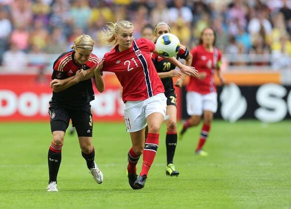 EM , Norway vs Germany 28.juli 2013 , Stockholm , Solna , finale Ada Stolsmo Hegerberg 