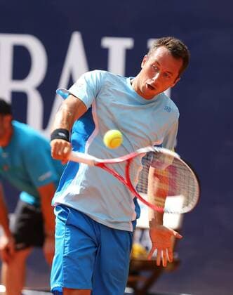 Tennis, Herren, ATP250, bet-at-home Cup Kitzbuehel 2013. Tennisspieler Philipp KOHLSCHREIBER (GER) während seiner Zweitrunden-Partie gegen Leonardo MAYER (ARG). EP_nka