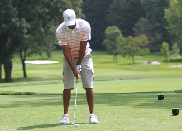 July 30, 2013 Tiger Woods practices for the up coming PGA Golf Herren Championship Tournament at Oak HIll Country Club in Pittsford, NY. GOLF: JUL 30 PGA Golf Herren - PGA Golf Herren Championship - Practice Icon20135716 EDITORIAL USE ONLY