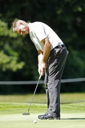 Köln, 01.08.2013, Pro Am , Berenberg Masters im Golf und Land Club Köln, Spieler Andrew Sherborne ENG Golfturnier